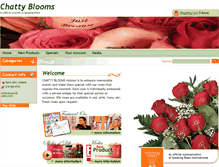 Tablet Screenshot of chattyblooms.com